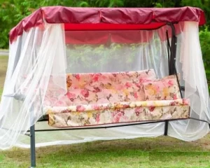 Садовые качели Olsa (Ольса) Варна с москитной сеткой, 231х126х147 см, арт. с1102