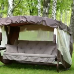 Садовые качели Olsa (Ольса) Саванна с1453, 266х144х186 см, с москитной сеткой