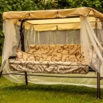 Садовые качели Olsa (Ольса) Варна с1103 с москитной сеткой, 231х126х147 см