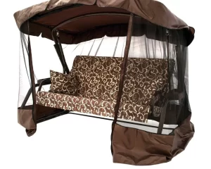 Садовые качели Ранго, нагрузка 350кг, 3-местные, 234х150х175, арт. с313