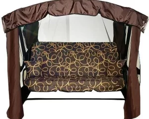 Садовые качели Ранго, нагрузка 350кг, 3-местные, 234х150х175, арт. с3140