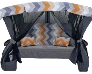 Садовые качели Ранго Премиум, раскладной, 3 места, 350 кг нагр., 234х150х175, арт. с4180