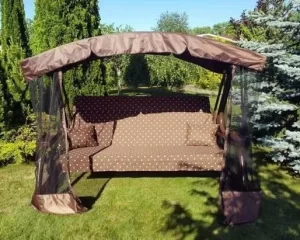 Садовые качели Тор, 3 места, нагр. 400кг, (234х150х175), арт. с323