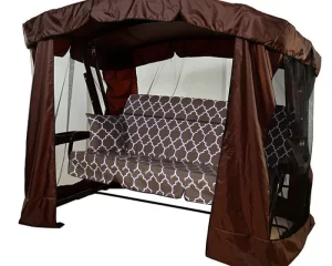 Садовые качели Ранго, нагрузка 350кг, 3-местные, 234х150х175, арт. с326