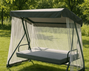 Качели садовые ПИК Лючия 211,5х154,3х160 (серый)