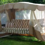 Садовые качели Olsa (Ольса) "Саванна" с1633  266х144х186 см с москитной сеткой