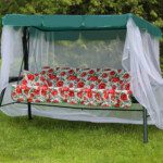 Садовые качели Olsa (Ольса) Варна с1709 с москитной сеткой, 231х126х147 см