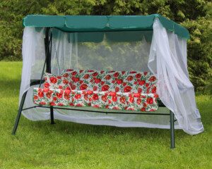 Садовые качели Olsa (Ольса) Варна с1709 с москитной сеткой, 231х126х147 см